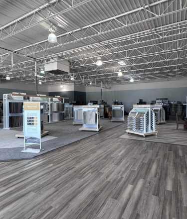 room by room flooring store showroom displays